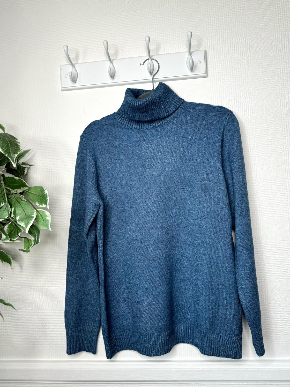 Tamarisk Core Collection Soft Fitted Roll Neck Jumper - 4 Colours