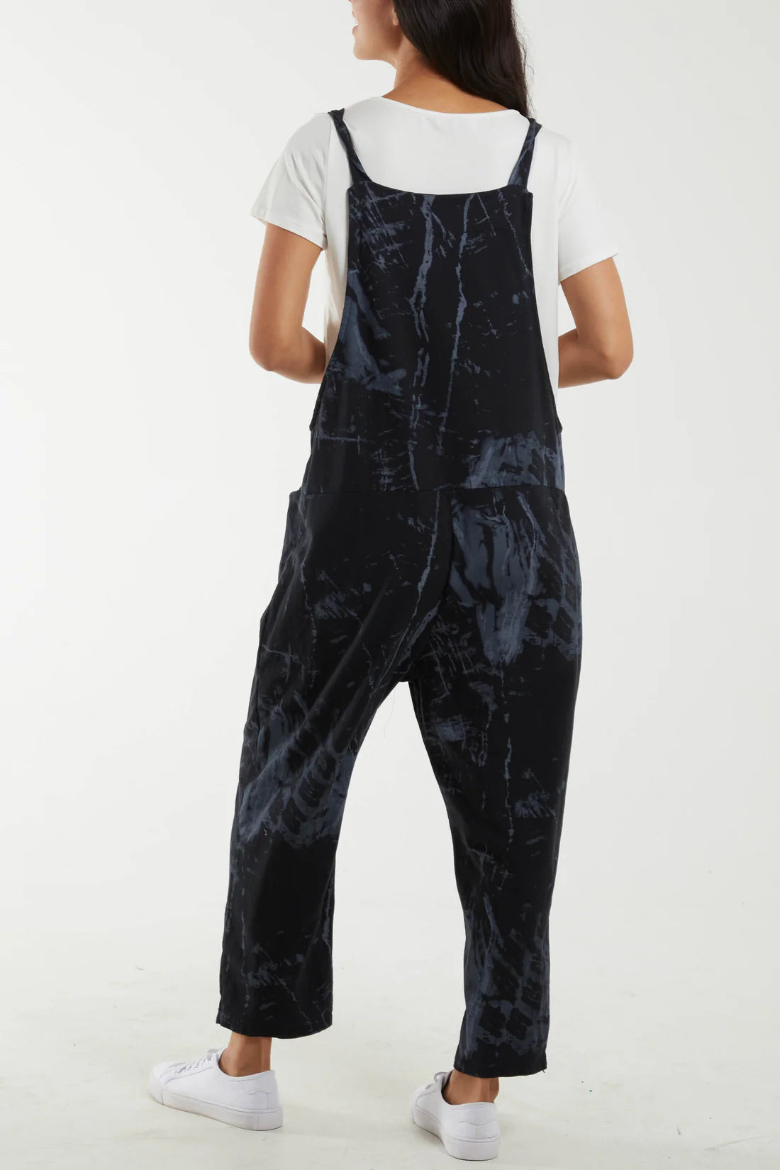 Dale Tie Dye Jersey Knot Fastening Dungarees - 3 Colours