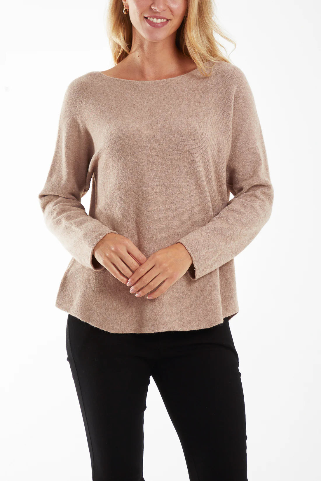 Tamarisk Core Collection Round Neck Long Sleeve Lightweight Knit Jumper