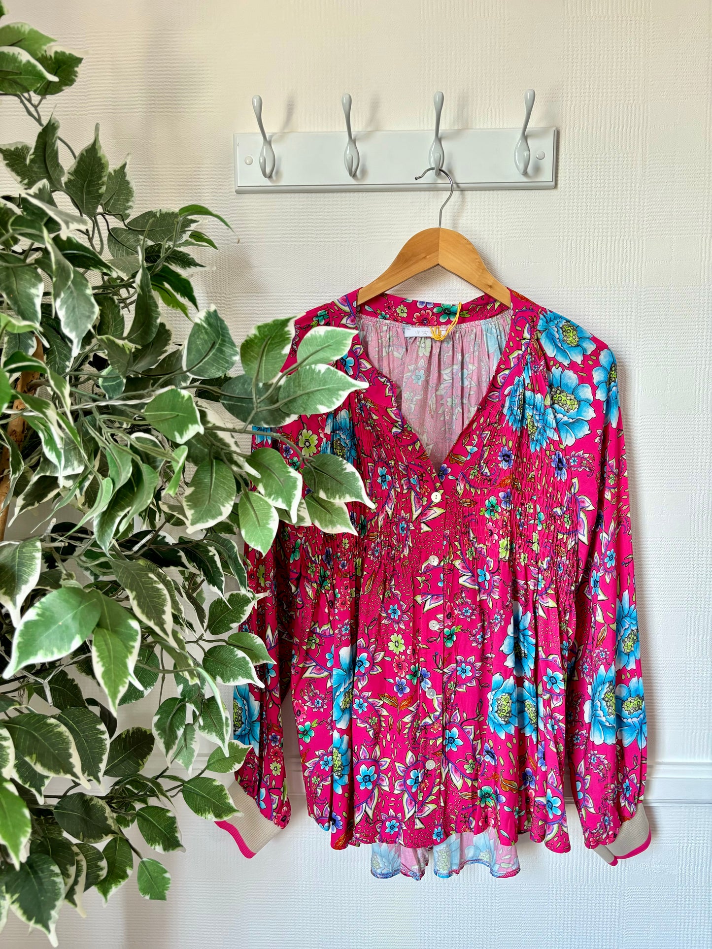 Provence Floral Shirred Smock Top - 3 Colours