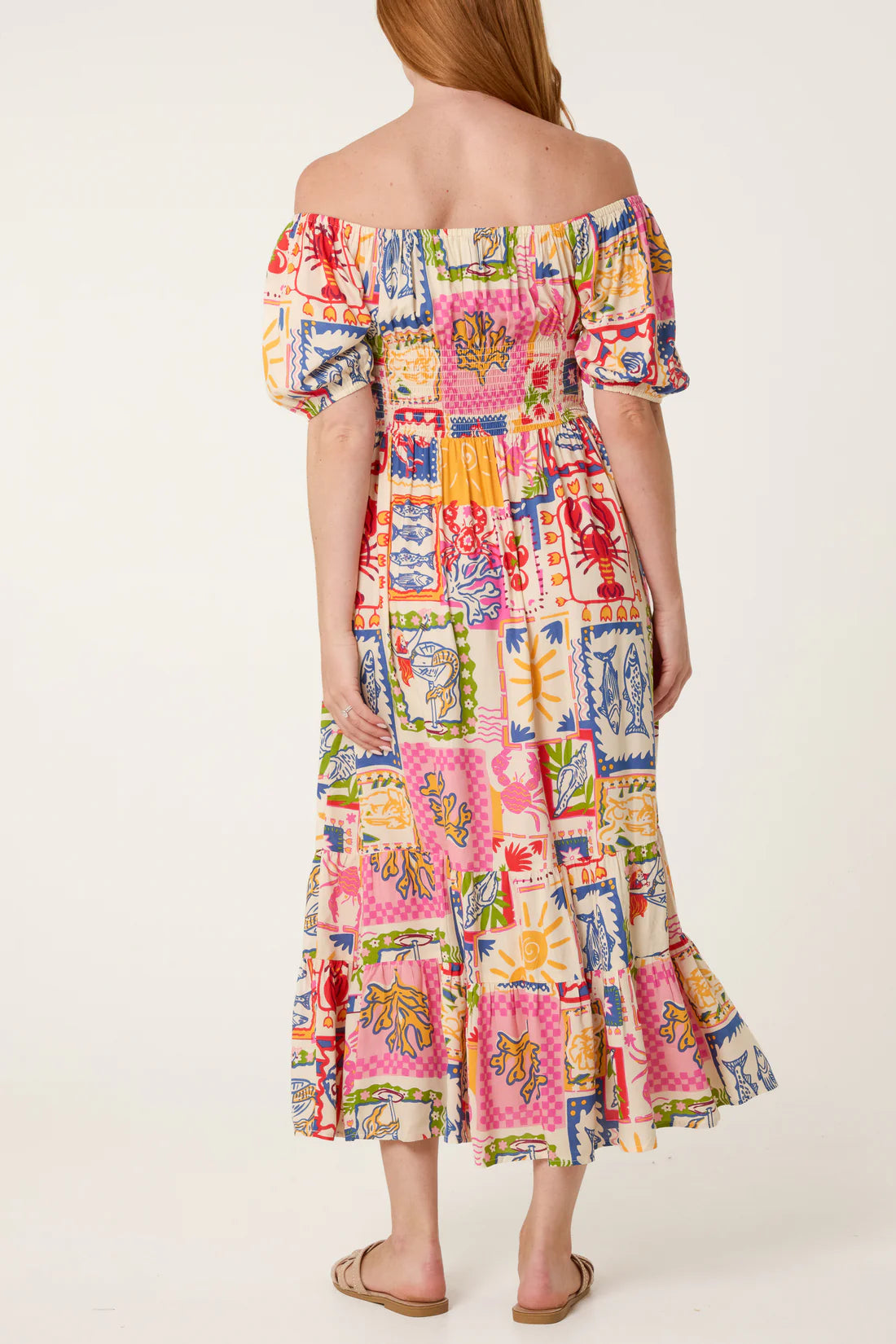 Miranda Seaside Postcard Dress