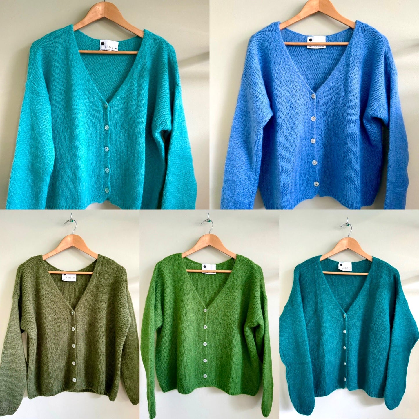 Jilly Mohair Mix Cardigan - 12 Colours