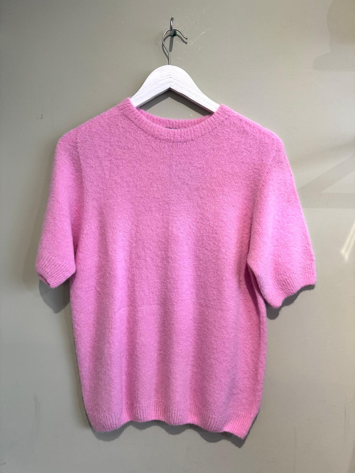 Bryony Alpaca Blend Short Sleeve Jumper - 7 Colours