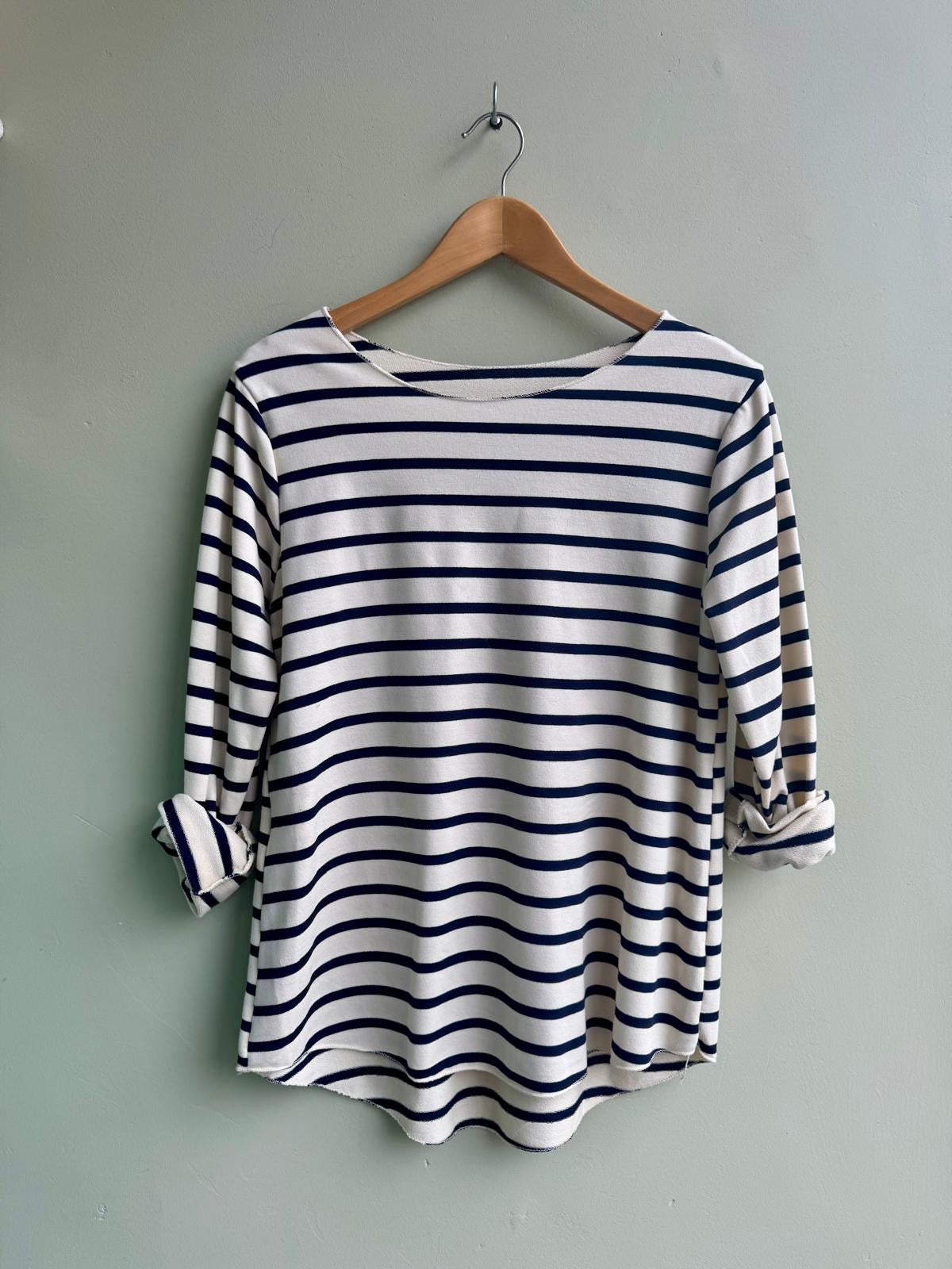 Lizzie Long Sleeve Breton Stripe T-Shirt - 5 Colours