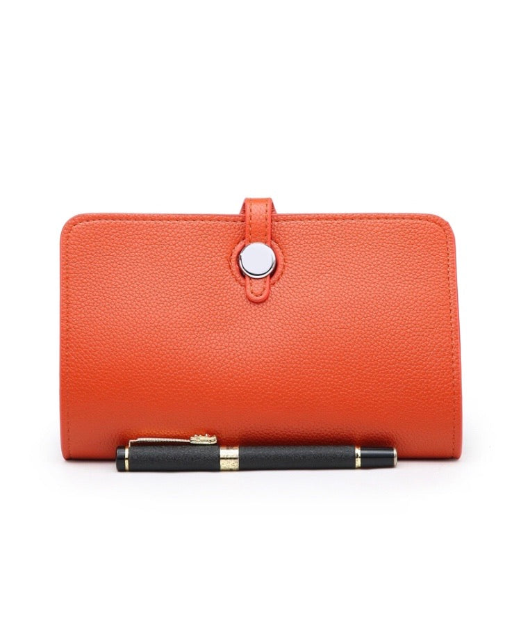 Orange clutch purse online